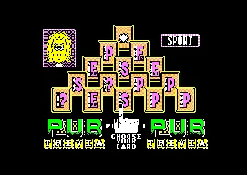 Pub Trivia (UK) (1989) screen shot game playing